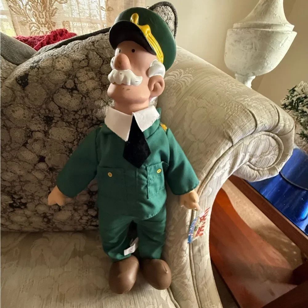 Beetle Bailey 2000 General Halftrack Comic Plush Figure Doll 16" NWT